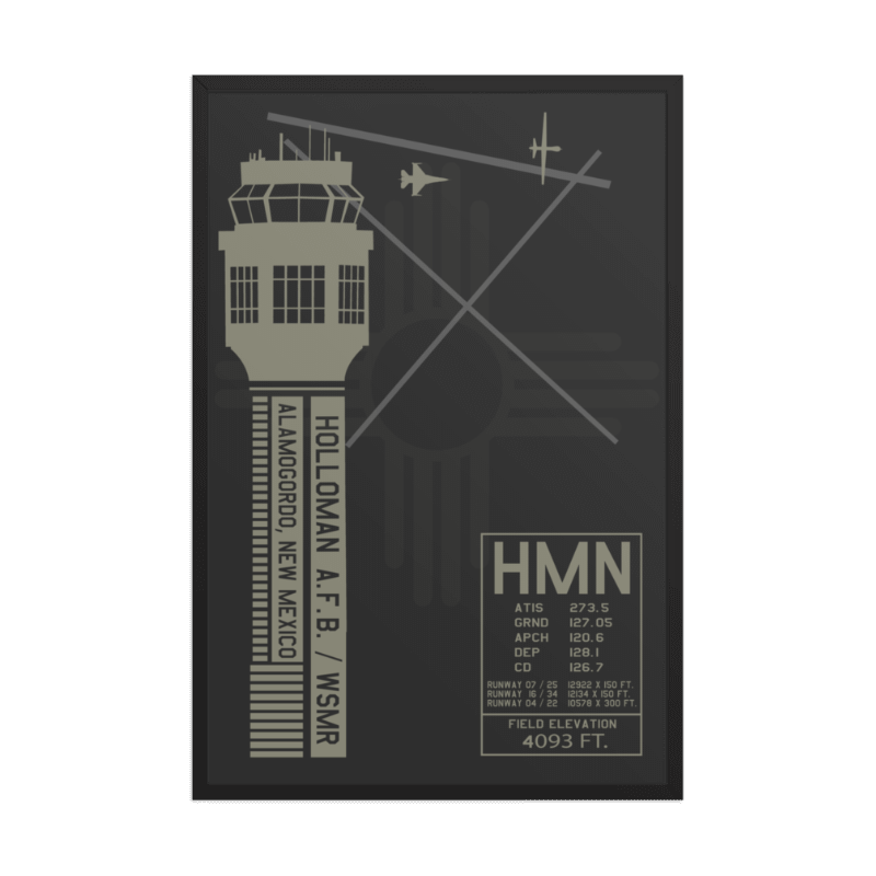 ATC Tower Art Poster Print of the ATC Tower at HMN.